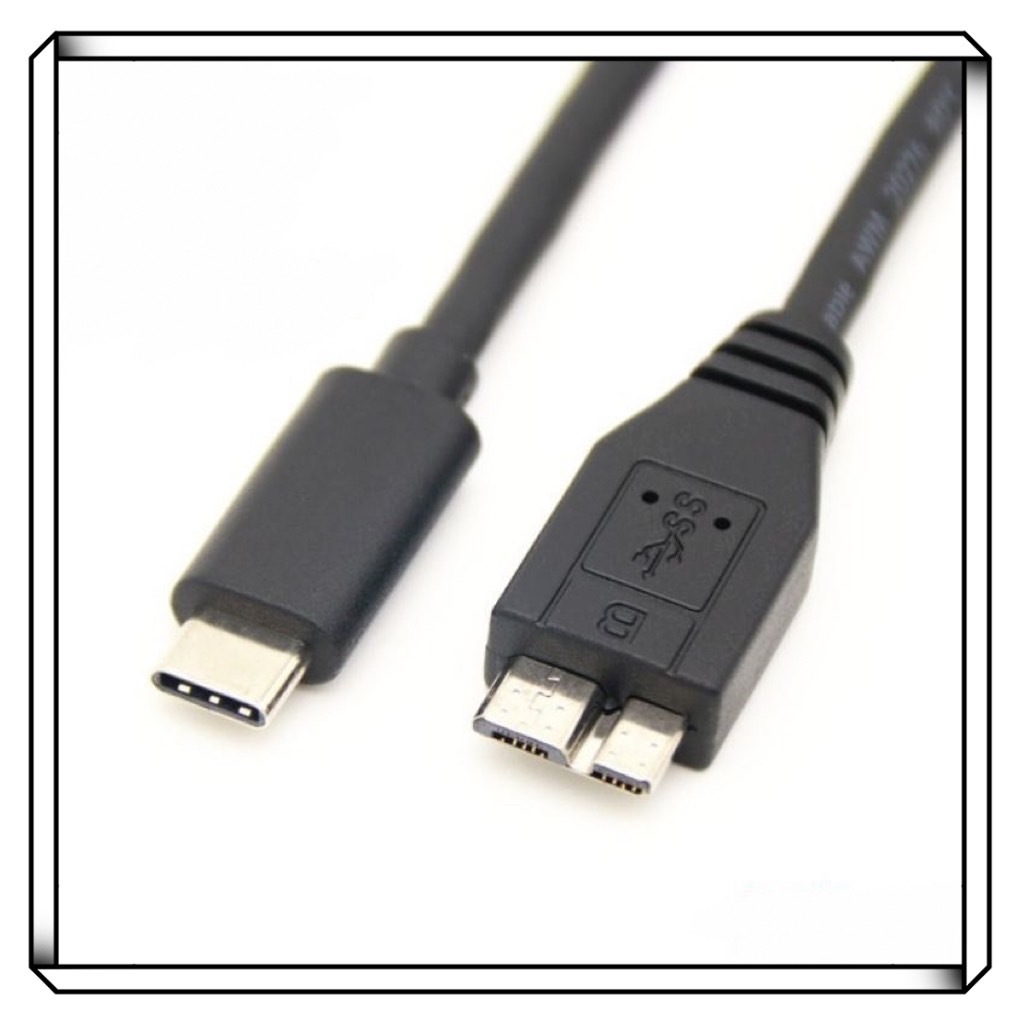 Micro-B 轉 TYPE-C  2.5吋 外接硬碟傳輸線