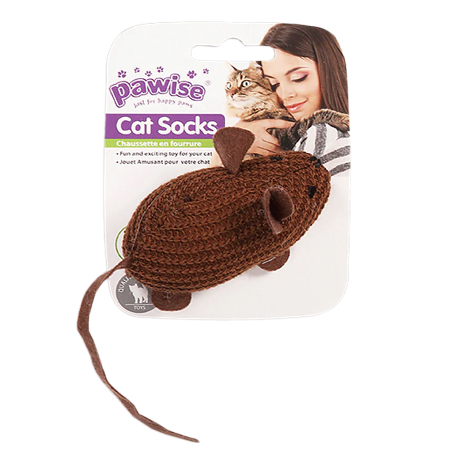 Pawise|Cat Socks mouse(NO.28143)