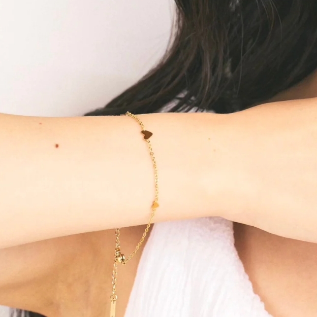 LOEM TOKYO - THREE HEART BRACELET