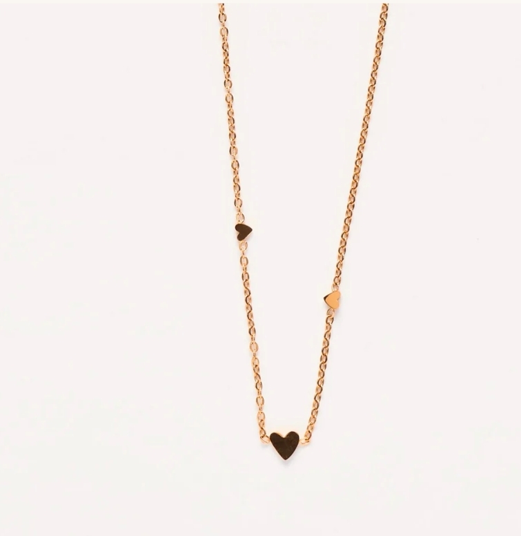 LOEM TOKYO -THREE HEART NECKLACE