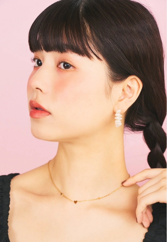 LOEM TOKYO -THREE HEART NECKLACE