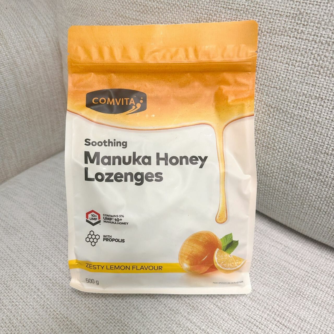 麥蘆卡蜂蜜潤喉糖 (檸檬味)500g -M