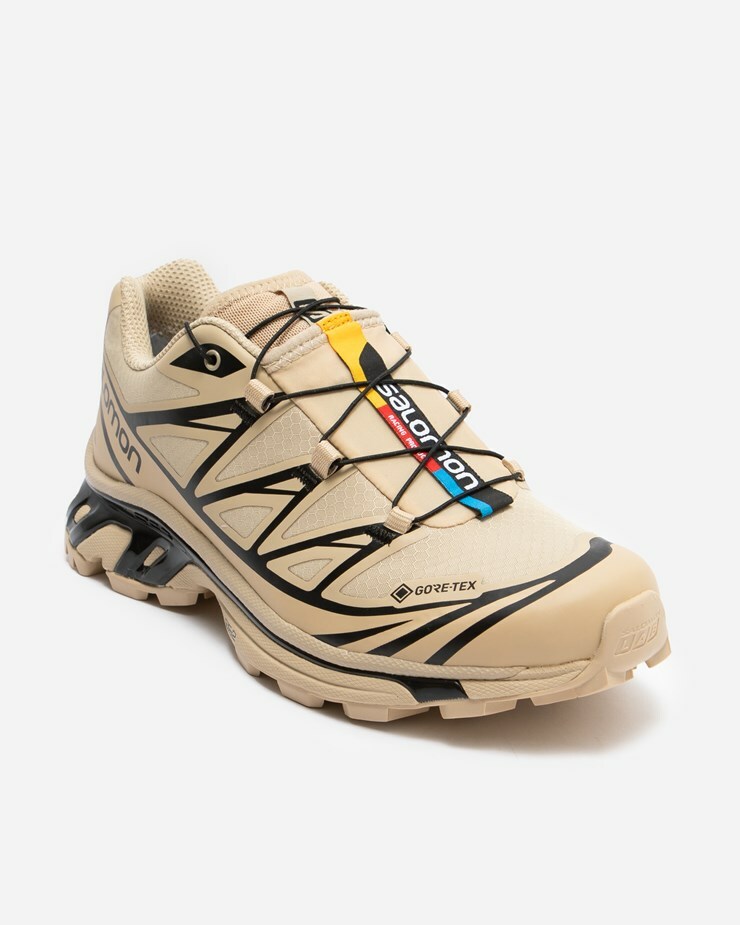 靴 Salomon XT-6 GORE-TEX SAFARI Salomon XT-6 GTX - Safari / Safari / Black – Kith