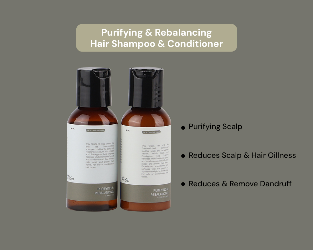 ArctaPHOS 淨化平衡洗髮露＋4合1頭皮滋養護髮素 40ml旅行裝