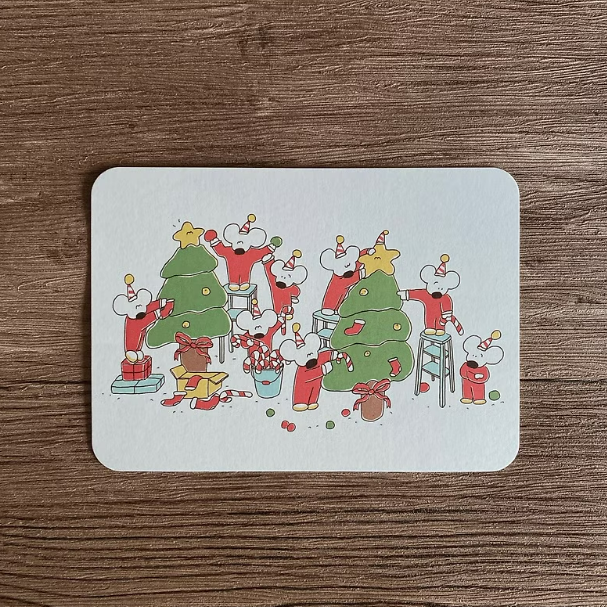 聖誕樹明信片｜1991w2992 台灣