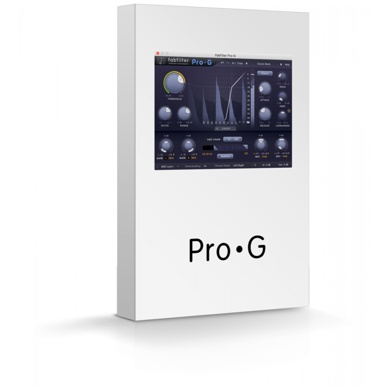 Gate Effect Plug In FabFilter Pro-G Noise Gate Effect Plugin 噪音消除軟體效果器