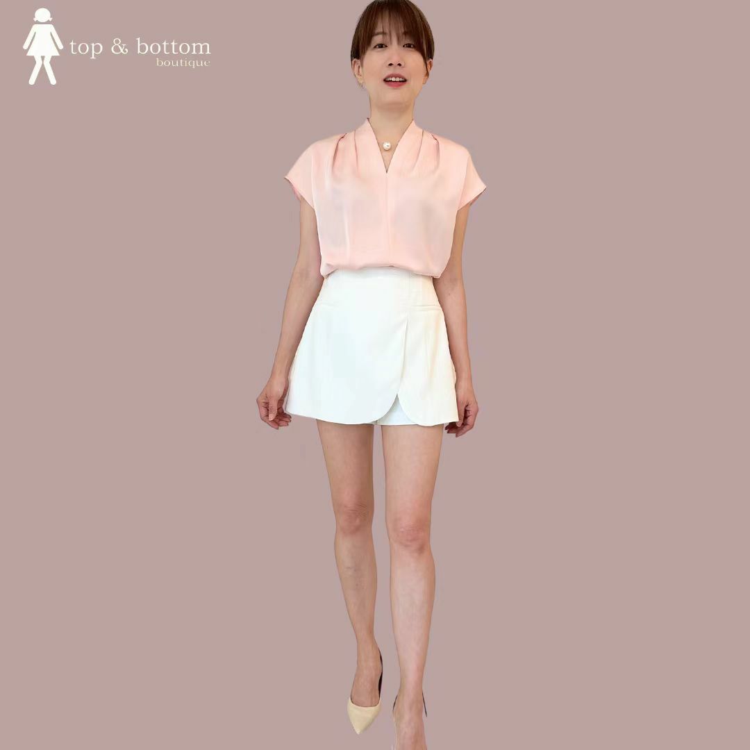 HIGH WAIST LAYER SHORT SKORT