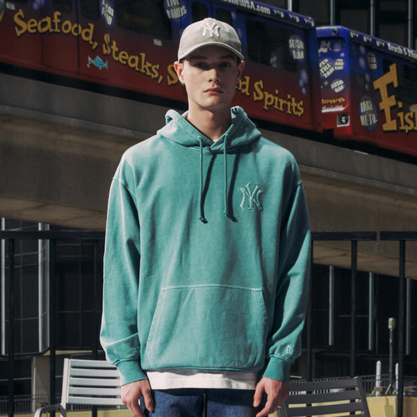 NEW ERA 連帽衛衣 - 湖水綠 13781105