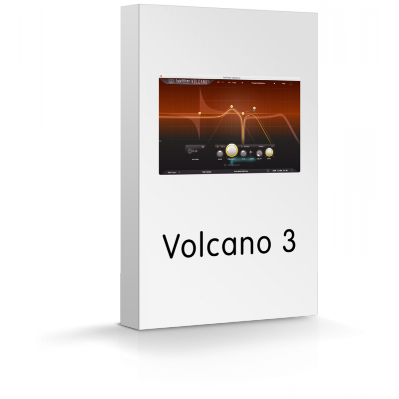 FabFilter Volcano 3 Effect Plugin 濾波器 軟體效果器 (序號下載版)