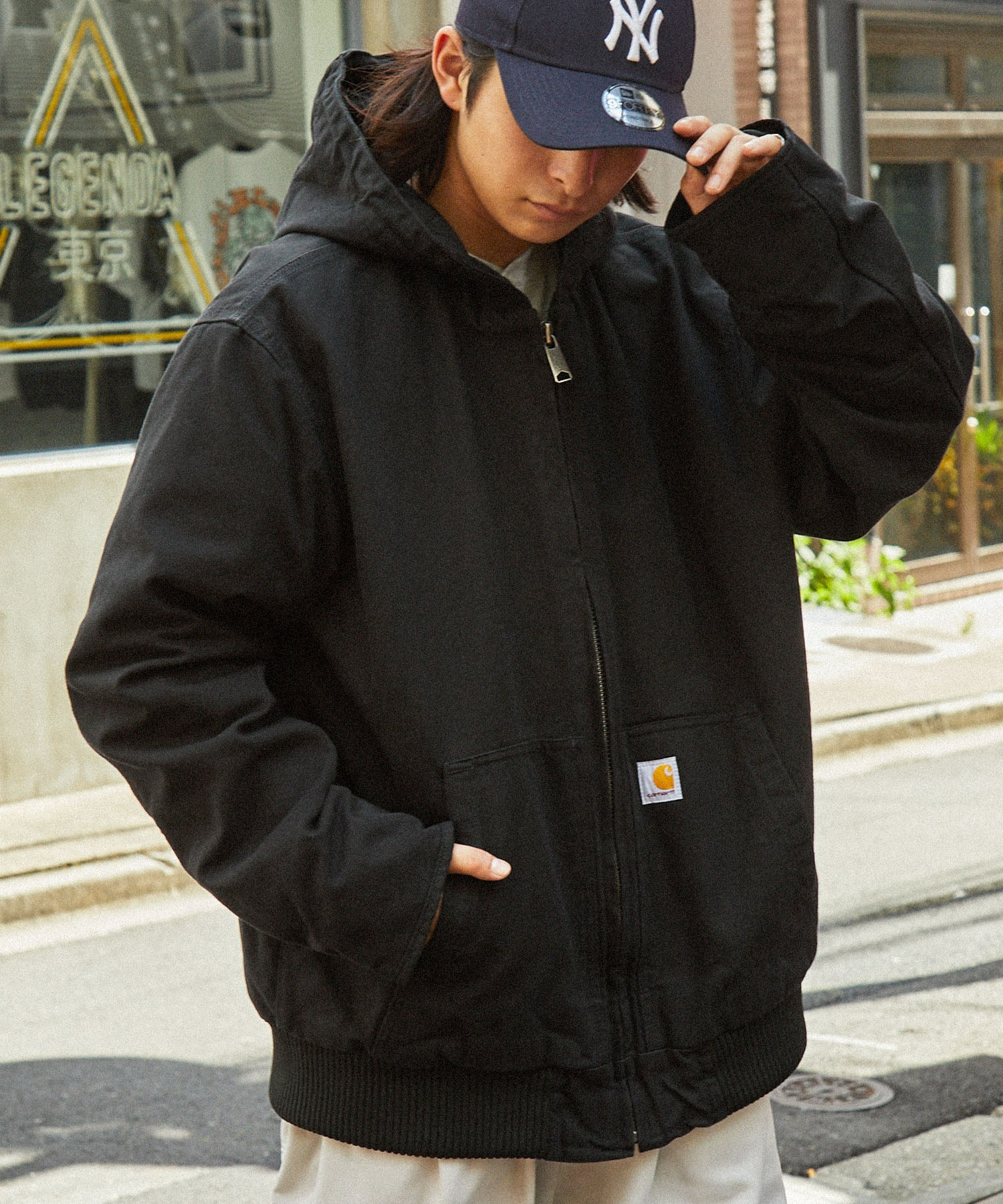 CARHARTT Quilted Flannel Lined Duck Active Jacket