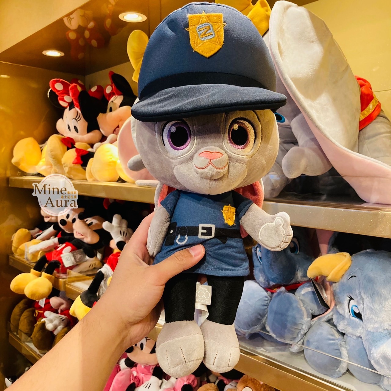 哈茱蒂 Judy 兔 警官造型 娃娃 玩偶 動物方城市 Zootopia -香港迪士尼樂園