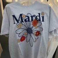 [S] MARDI TSHIRT FLOWERMARDI BLOSSOM,HEATHER NAVY, MFK31JSS010HTNV00 [FINAL SALE] (SMD18)