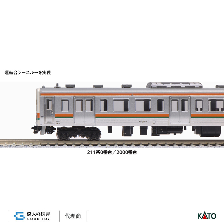 KATO [10-1849] 211系2000番台 5両付属編成セット (Nゲージ 動力車あり) – 天賞堂オンラインストア