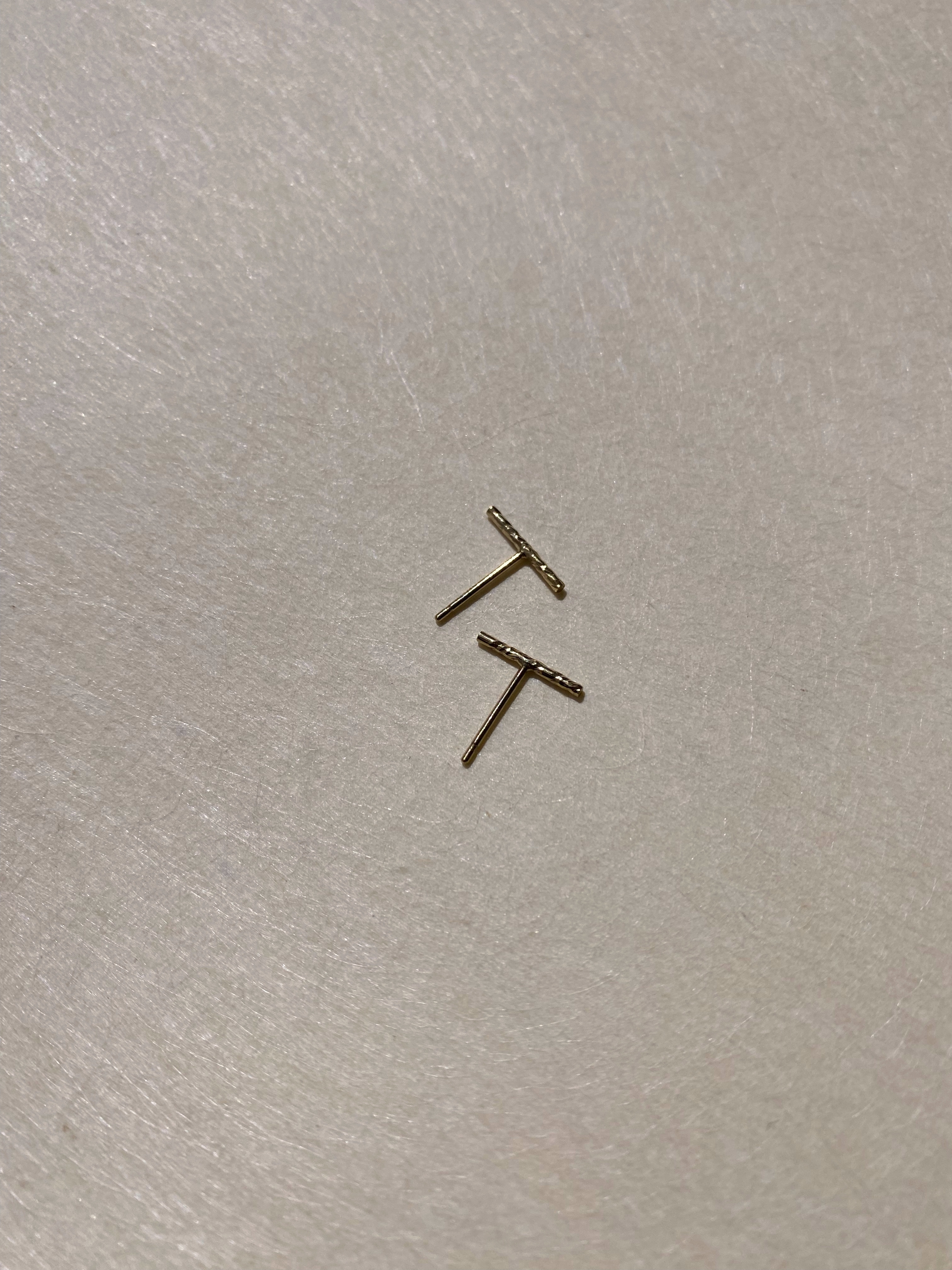 亮亮直線耳釘 (單支)