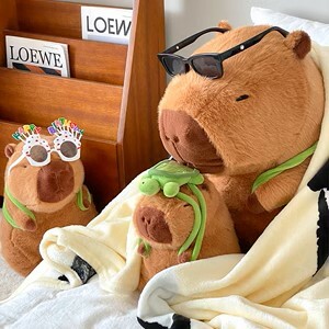 《3520》卡皮巴拉萌萌水豚君公仔玩偶