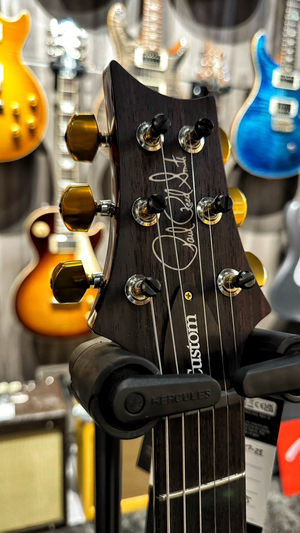 PRS Custom 24 10Top Fire Red burst 電吉他【宛伶樂器】