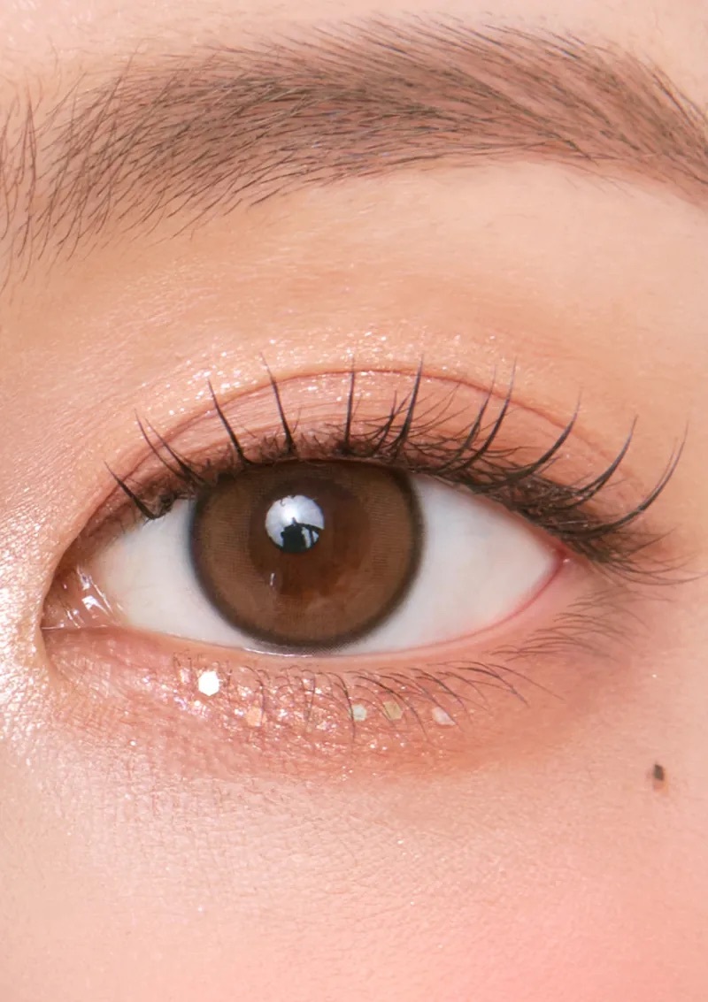 [日拋] CHUU LENS 1 Day Aery Rose Lucid Brown 琉璃棕 日拋彩妝隱形眼鏡｜每盒10片