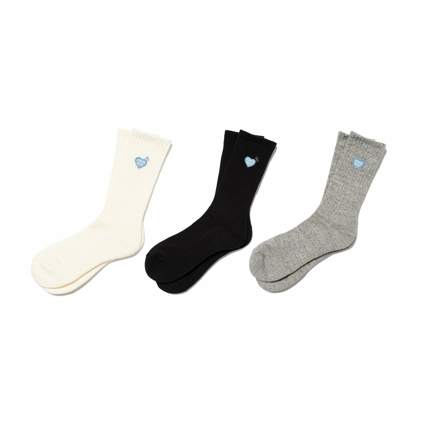 2024SS HUMAN MADE PILE SOCKS 藍 愛心 襪子 長襪 3色 現貨