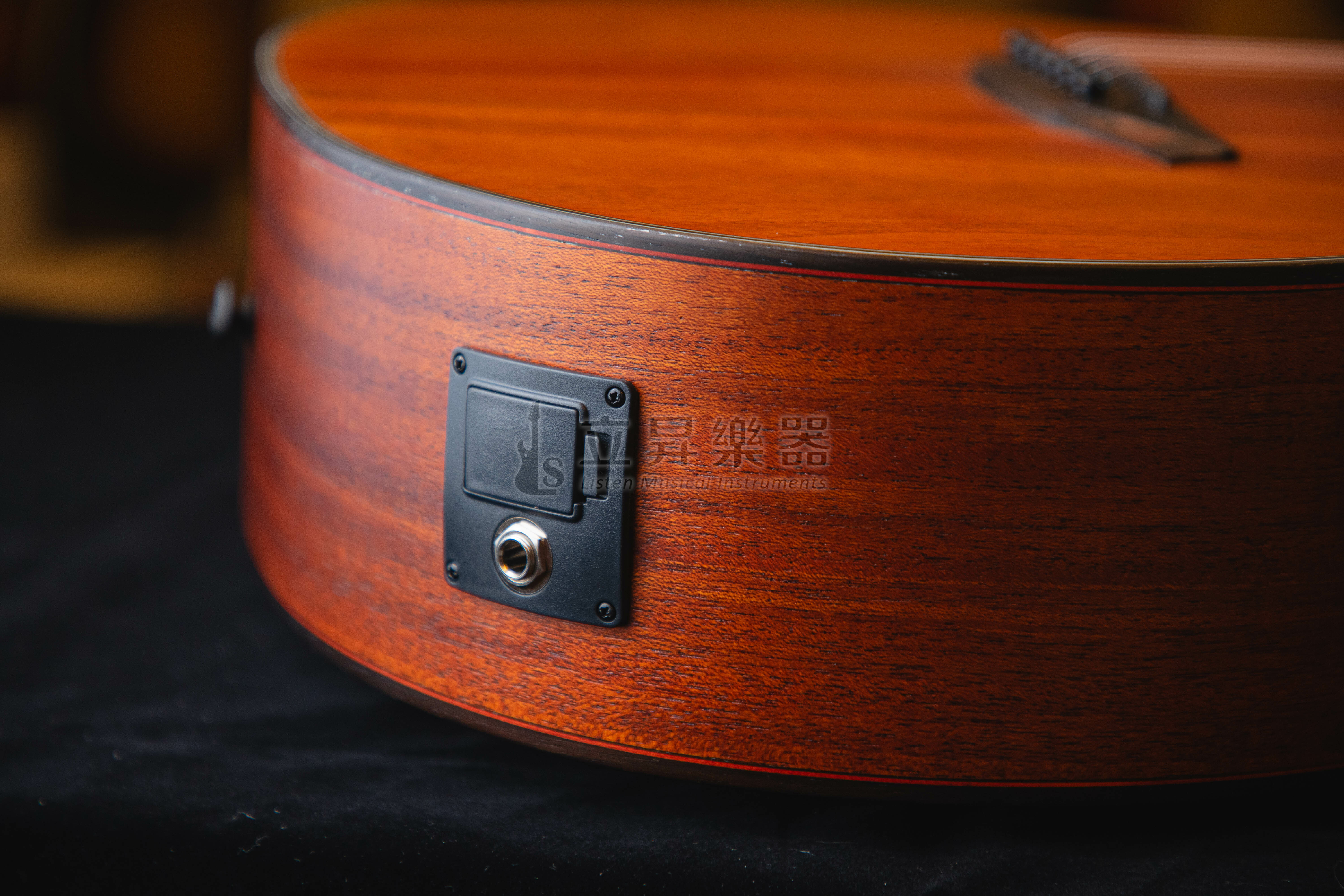 火山 Bromo BAT4MCE 全桃花心木面單 火山指板鑲嵌 阿馬拉烏木琴橋指板 Hillside Auditorium缺角 ToneFlow簍空音梁系統 第 5 張圖片｜三峽鼓 / 打擊