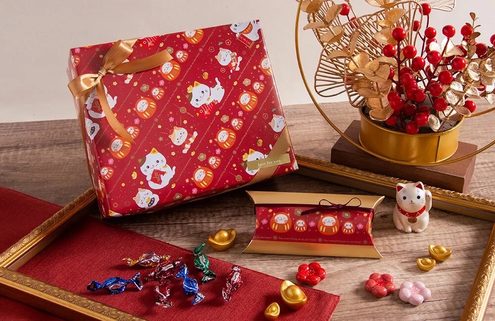 包裝紙 萌貓大吉 30入/包 78*53cm【3-24222】