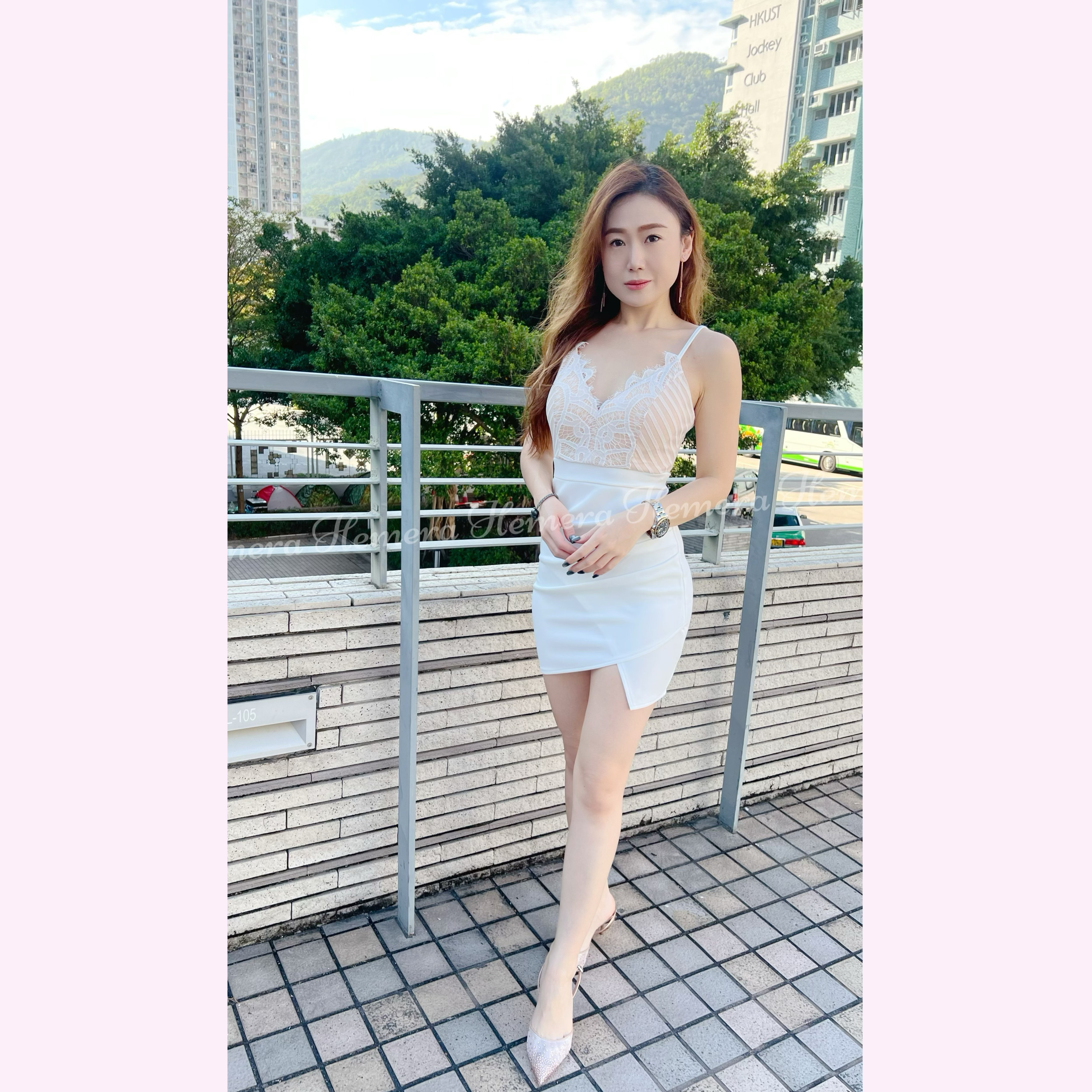 DR24W0110 LACE性感吊帶COCKTAIL連身裙