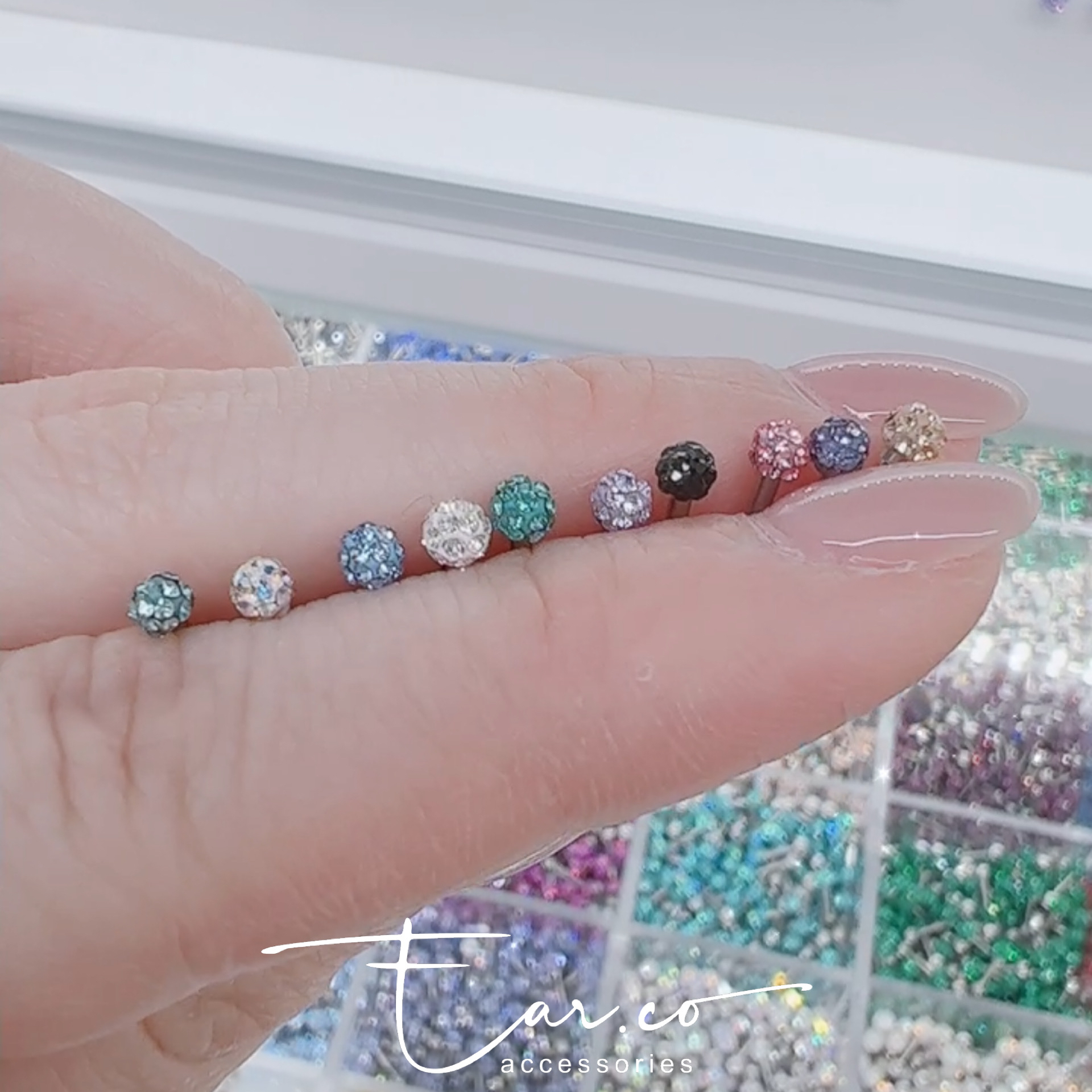 超美Swarovski Fireball 耳珠/耳骨釘 [單支]