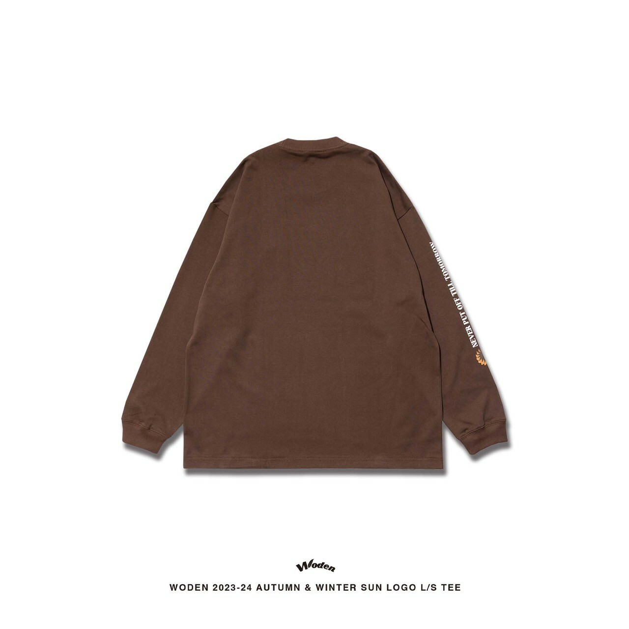 WODEN 2023 Autumn & Winter 040 Sun LOGO L/S tee -