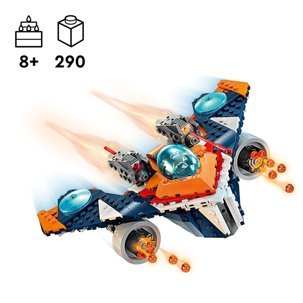 [飛米樂高積木專賣店]LEGO 76278 超級英雄-火箭浣熊的Warbird vs. 羅南