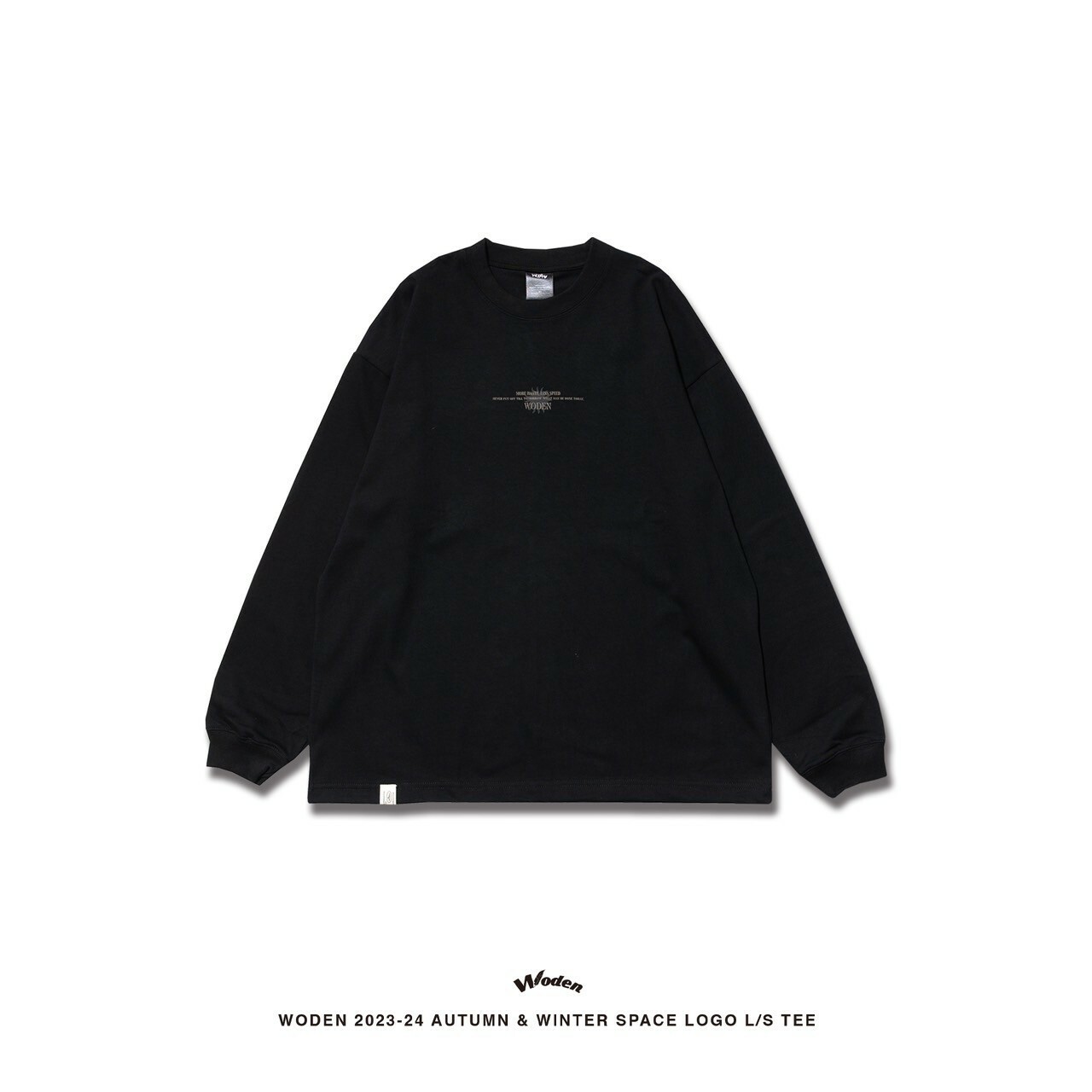 WODEN 2023 Autumn & Winter 041 Space LOGO L/S tee