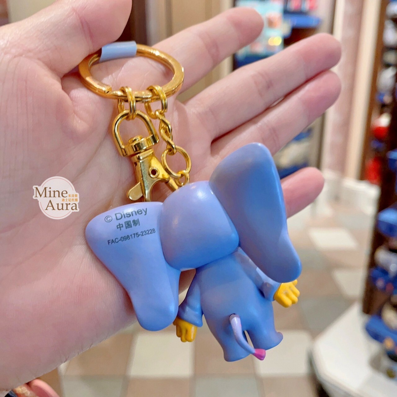 飛仔 Finnick 大象裝扮 立體造型 鑰匙圈 吊飾 動物方城市 Zootopia -上海迪士尼樂園