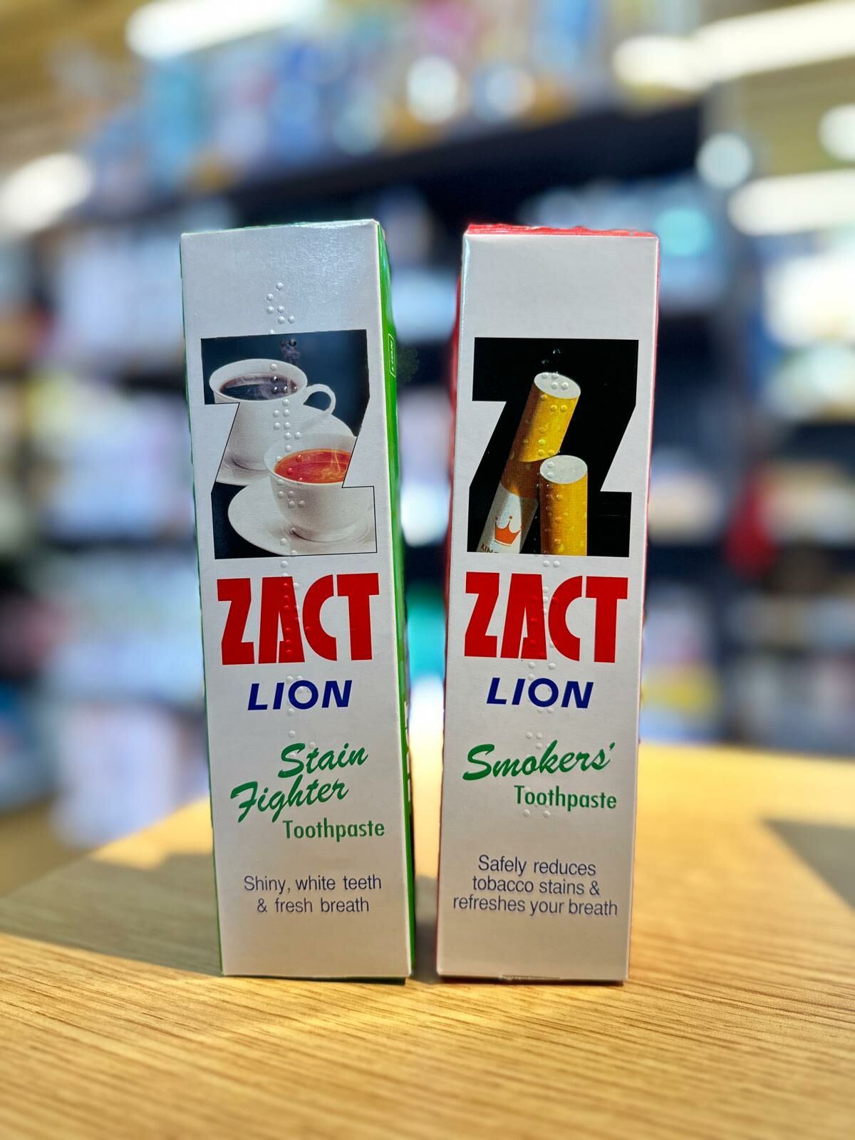 泰國 獅王 ZACT 去茶漬牙膏 去煙漬牙膏 160g