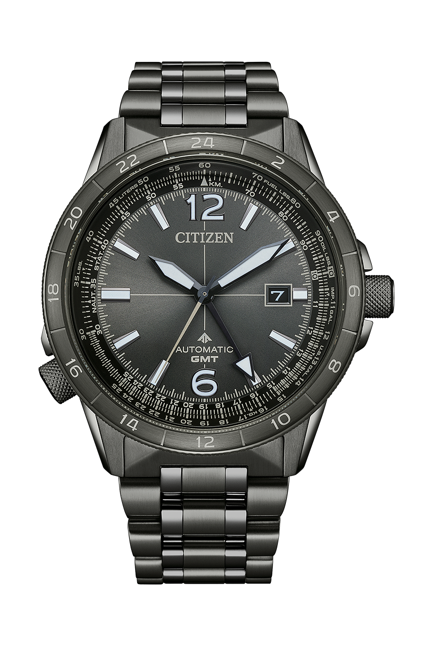 CITIZEN 星晨 NB6045-59H / NB6046-59E Products Mechanical Eco-Drive GMT 20bar防水 飛行計算尺可進行飛行運算  光動能 手錶