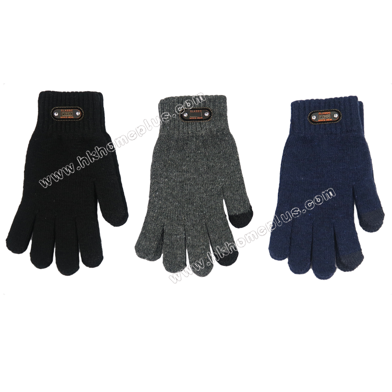 成人秋冬全指觸屏手套