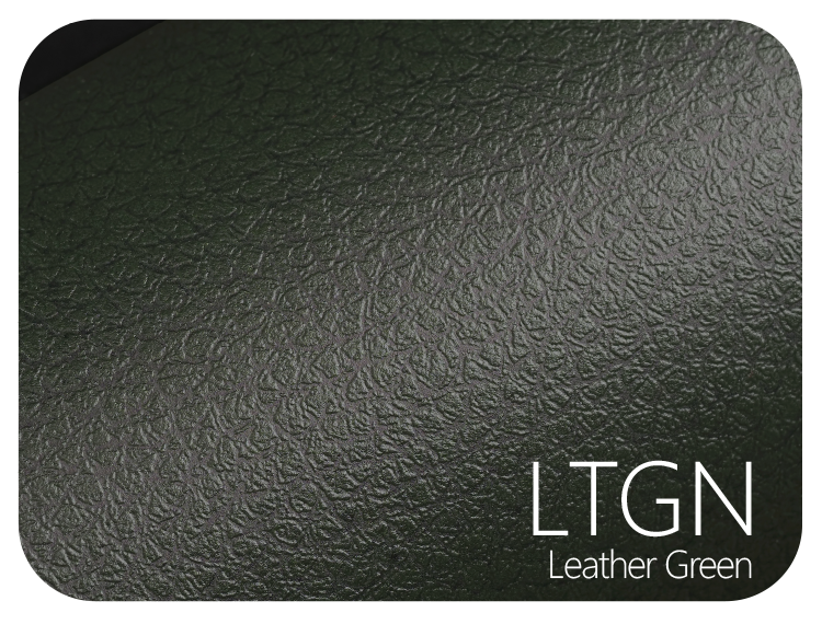 LIFE+GUARD LTGN Leather Green LIFE+GUARD WABU Wave Blue vinyl skin sample for 3C protective wraps