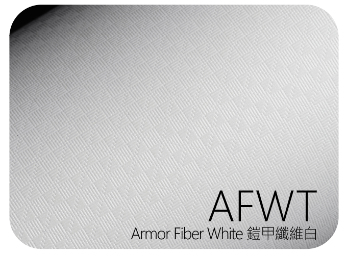 LIFE+GUARD AFWT Armor Fiber White 鎧甲纖維白 幾何風格貼膜樣式，適用於相機、鏡頭與 3C 裝置表面保護與風格打造