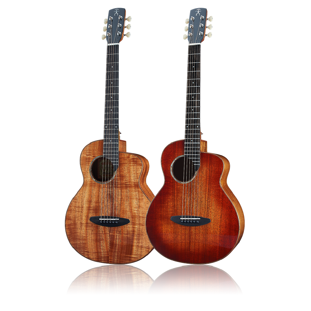 aNueNue aNueNue / M88 吉他旅行系列 36吋面單旅行木吉他(原木色/漸層色)(夏威夷相思木)(原聲款/插電款)(M88/M88 ITE) 彩虹人官方認證 第 2 張圖片｜三峽吉他 / Bass