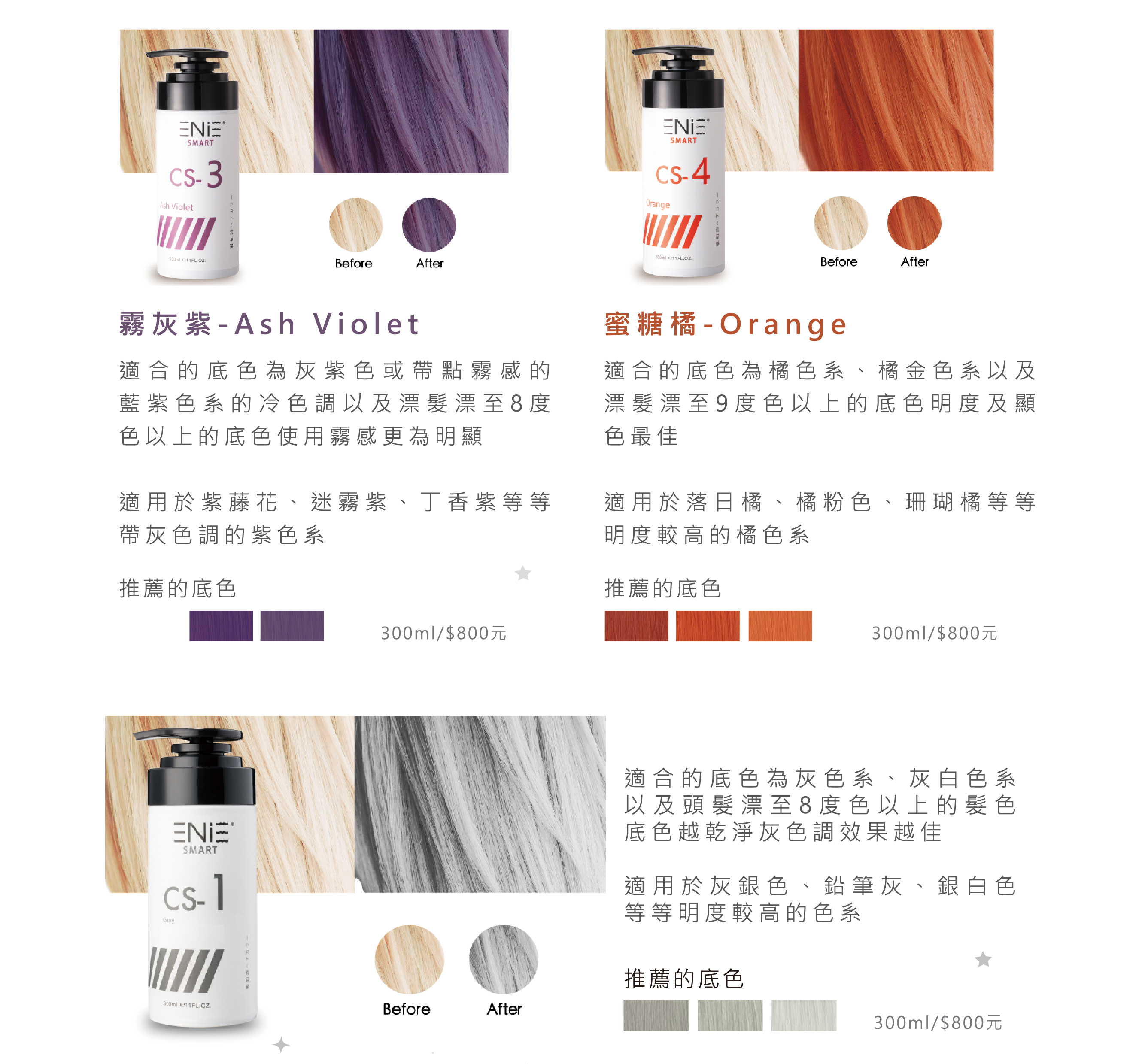 灰色補色劑推薦