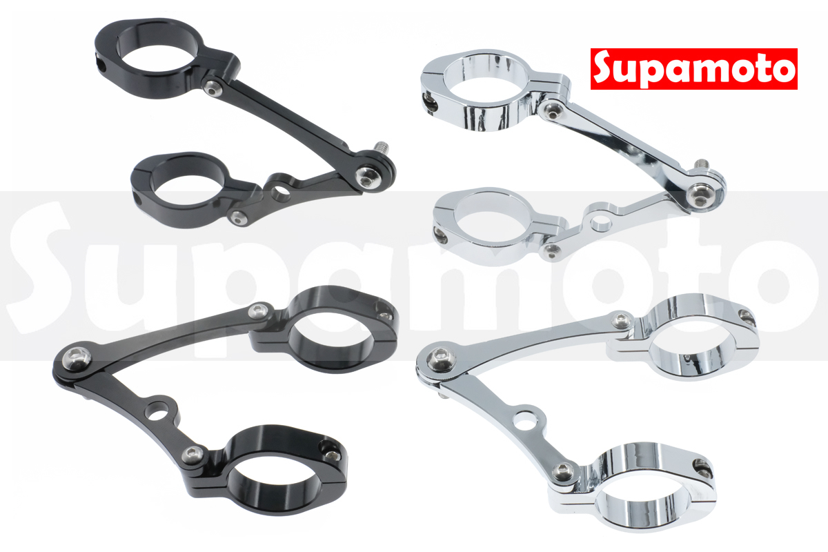 -Supamoto- CNC 大燈耳 鋁合金 大燈支架 支架 固定座 通用 改裝 復古 方向燈耳 前叉 39 40 41