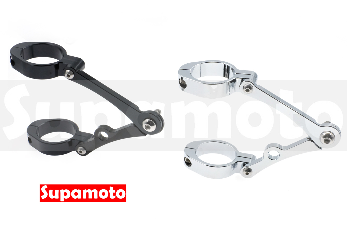 -Supamoto- CNC 大燈耳 鋁合金 大燈支架 支架 固定座 通用 改裝 復古 方向燈耳 前叉 39 40 41