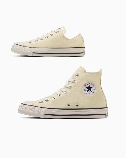 預購┃日本限定 CONVERSE ALL STAR Ⓡ REACT 2.0 奶油白  帆布 低筒 高筒