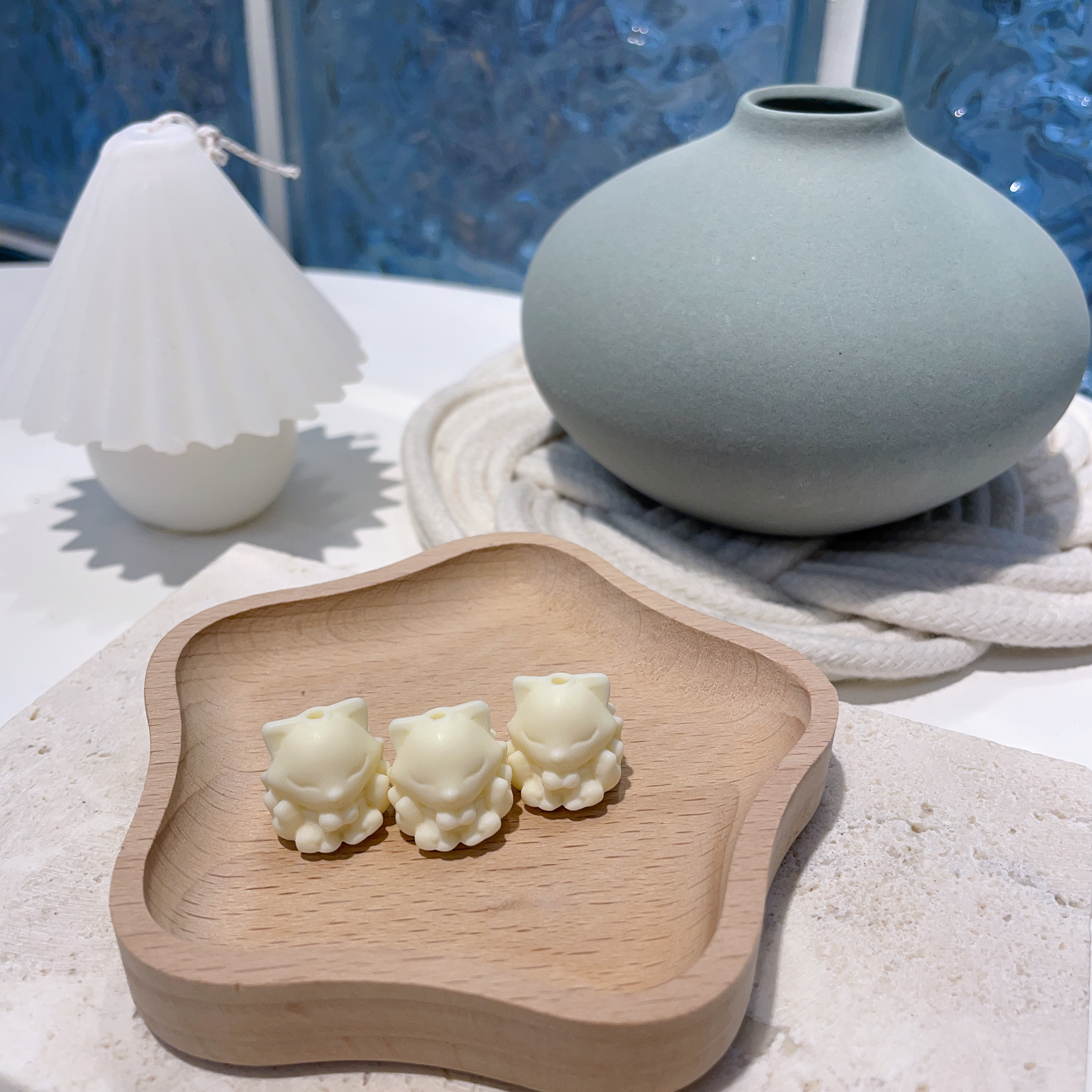 象牙果九尾狐配珠