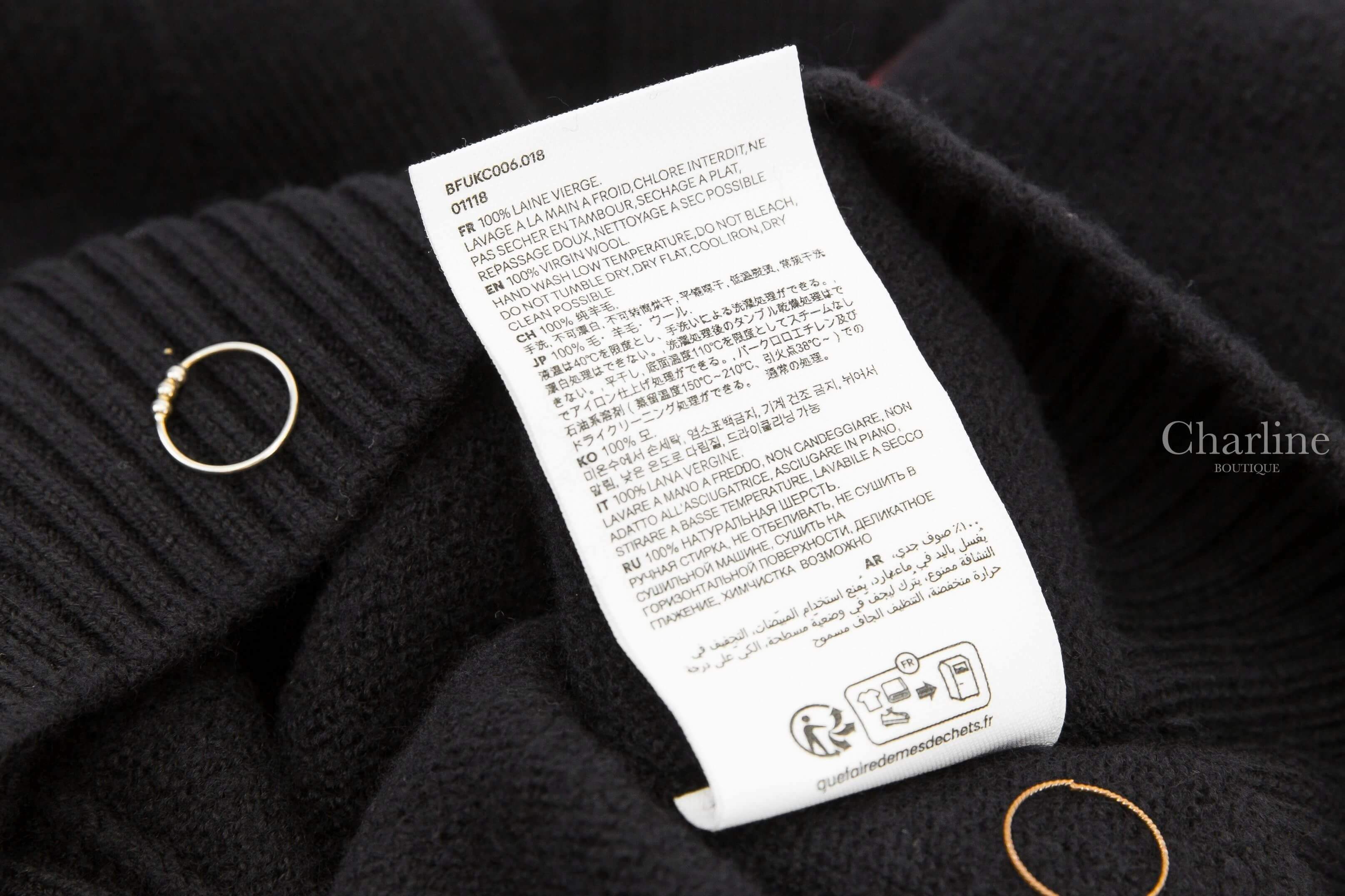 Ami Paris Red Ami De Coeur Cardigan 黑色紅針織大愛心羊毛寬鬆開襟長袖外套-Charline Boutique 精品代購