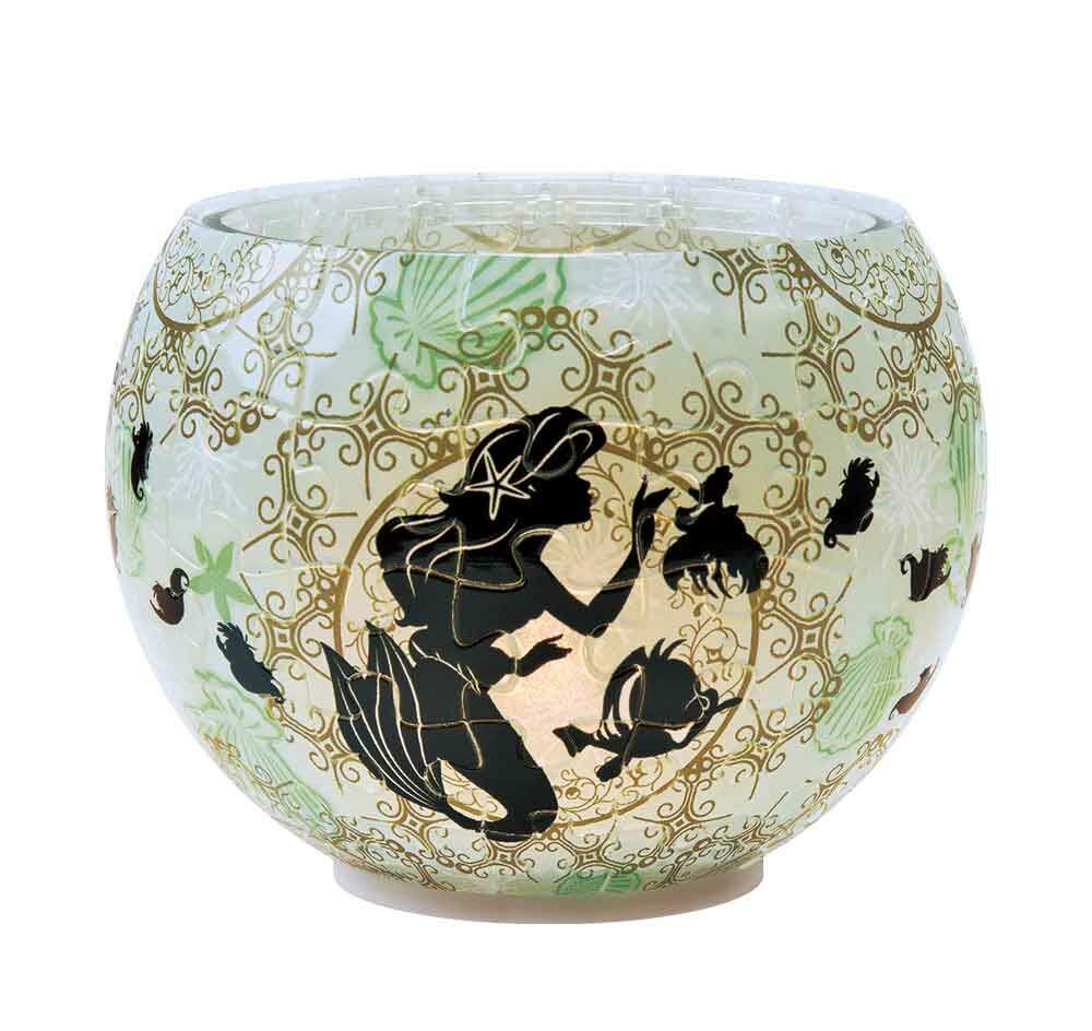 燈罩拼圖剪影 -愛麗兒 (立體燈) (透明樹脂)