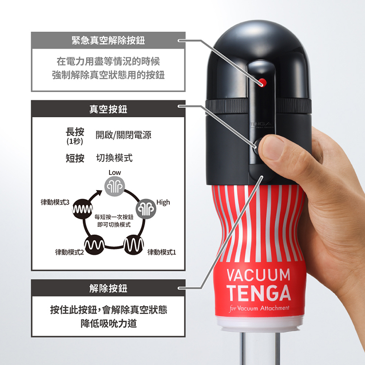 TENGA VACUUM MAX 極限真空控組合