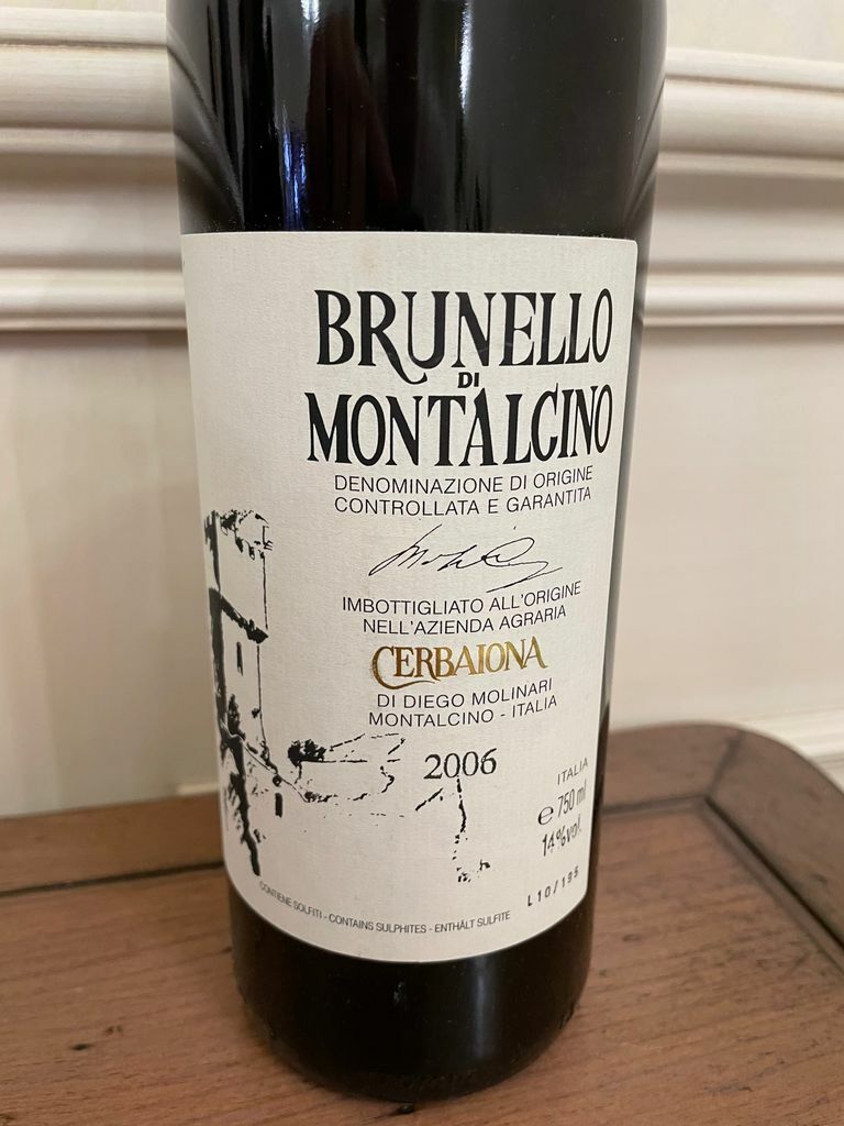 Cerbaiona Brunello di Montalcino 2006 (RP98)