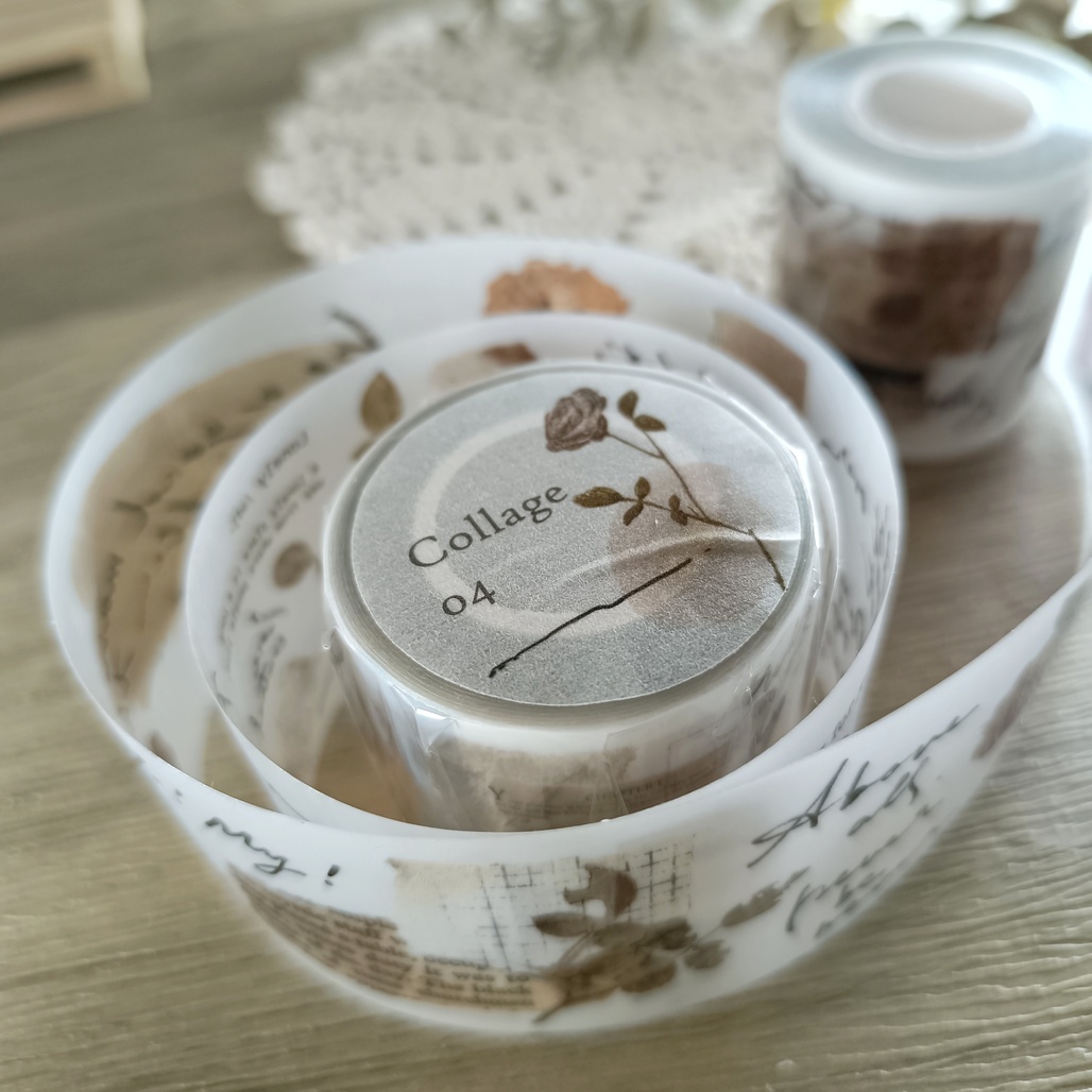 什物． Collage 04 5cm霧面PET膠帶 <整捲/分裝>