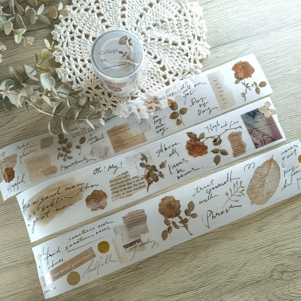 什物． Collage 04 5cm霧面PET膠帶 <整捲/分裝>