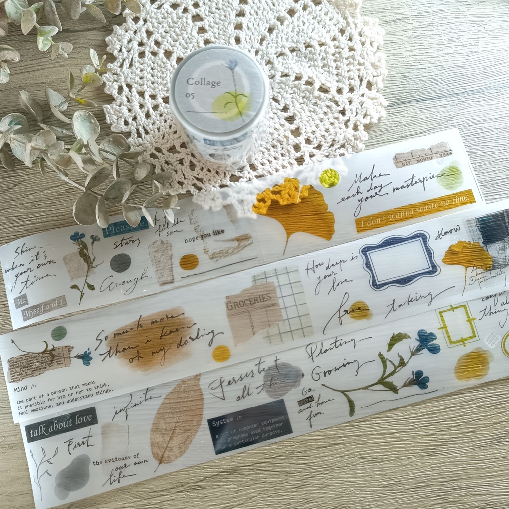 什物． Collage 05 5cm霧面PET膠帶 <整捲/分裝>