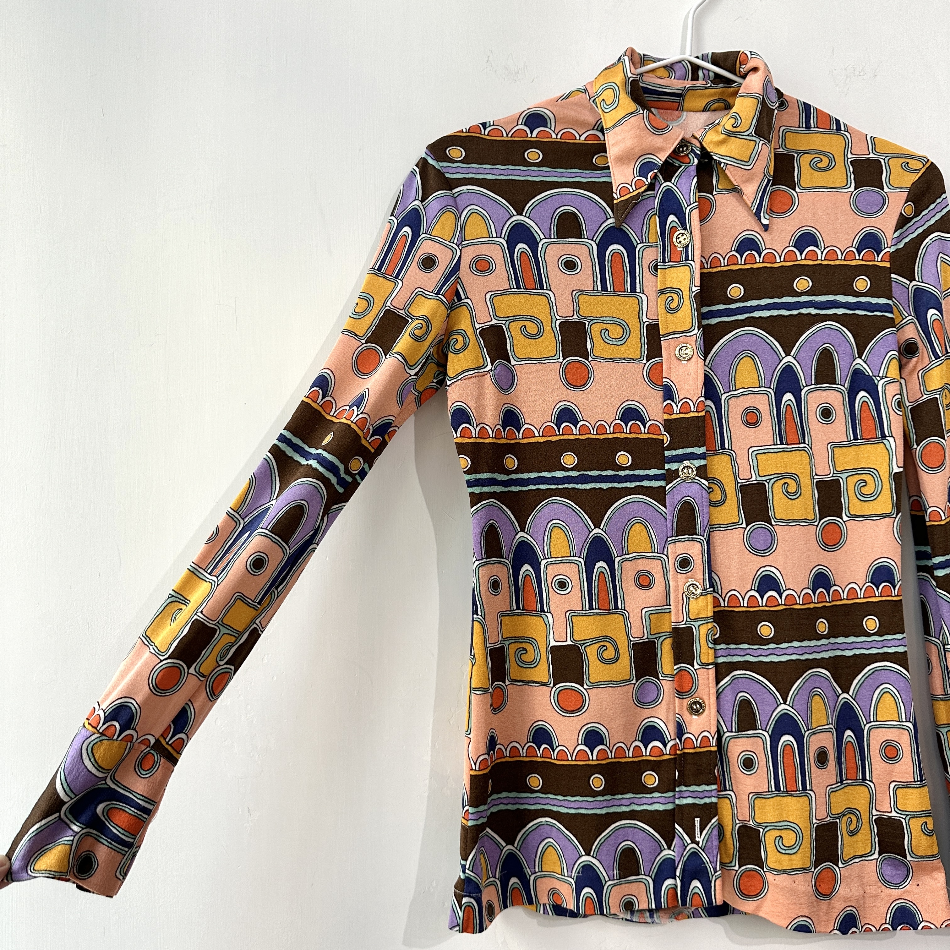 糖果色城堡設計修身上衣