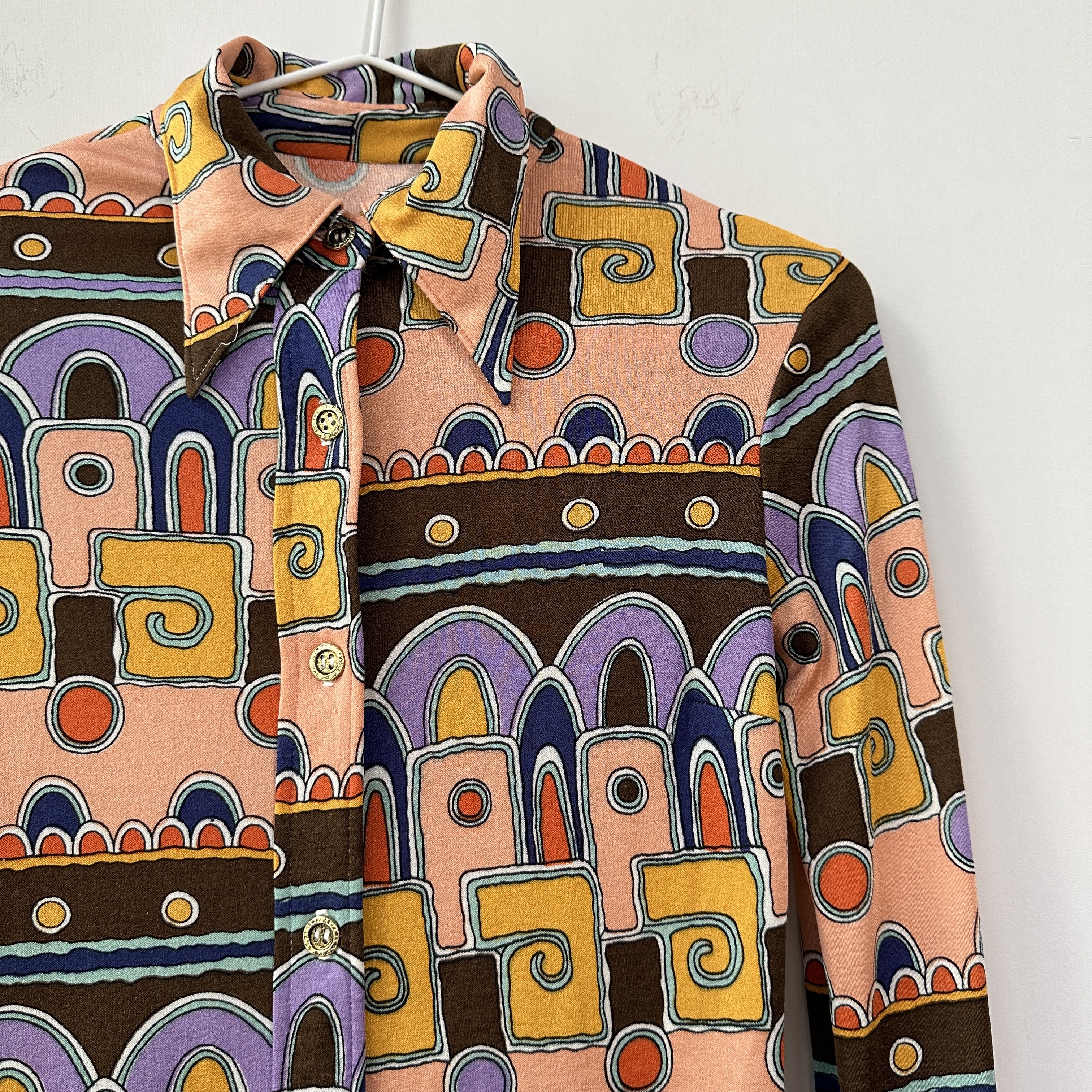 糖果色城堡設計修身上衣